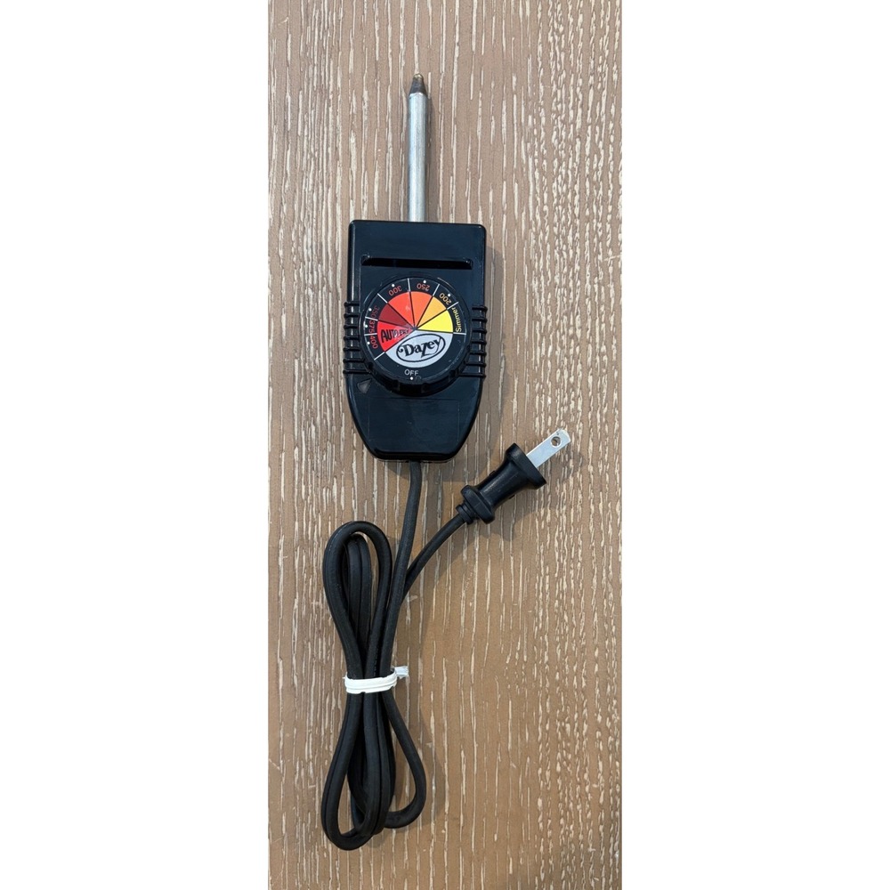 Vintage Dazey DTC-1 Electric Skillet Fry Pan Temperature Control Probe Cord 1500